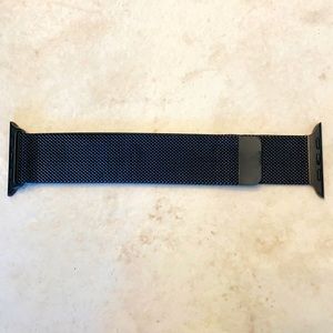 Authentic apple graphite Milanese loop band 42mm